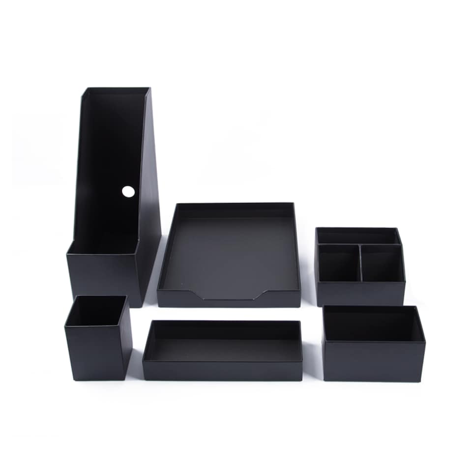 image 1 of Tesco Tesco Office Desk Storage Set Black
