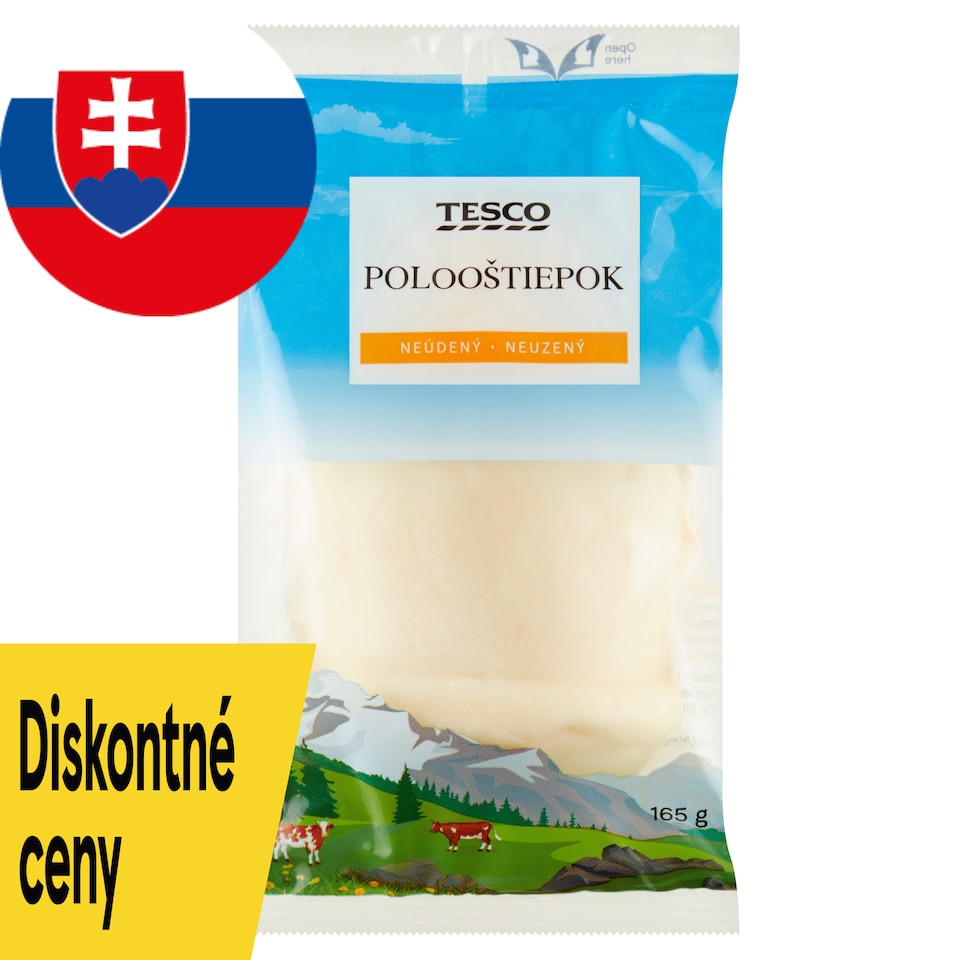 Tesco Polooštiepok Un-Smoked 165 g