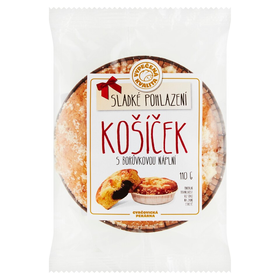 image 1 of Cvrčovická pekárna Muffin with Blueberry Filling 110g