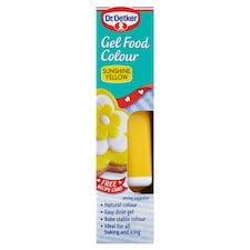 Dr Oetker Sunshine Yellow Gel Food Colour 10G