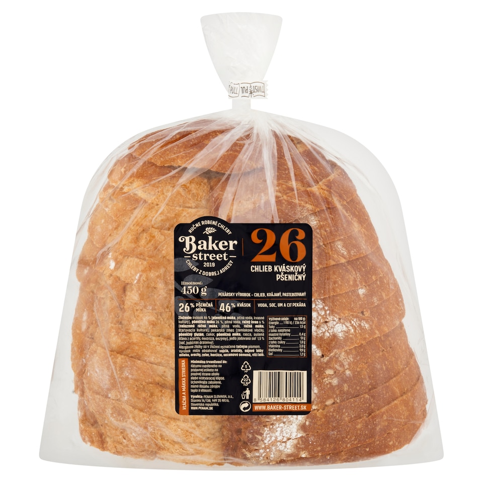 obrázok 1 z Baker Street Chlieb kváskový pšeničný 450 g