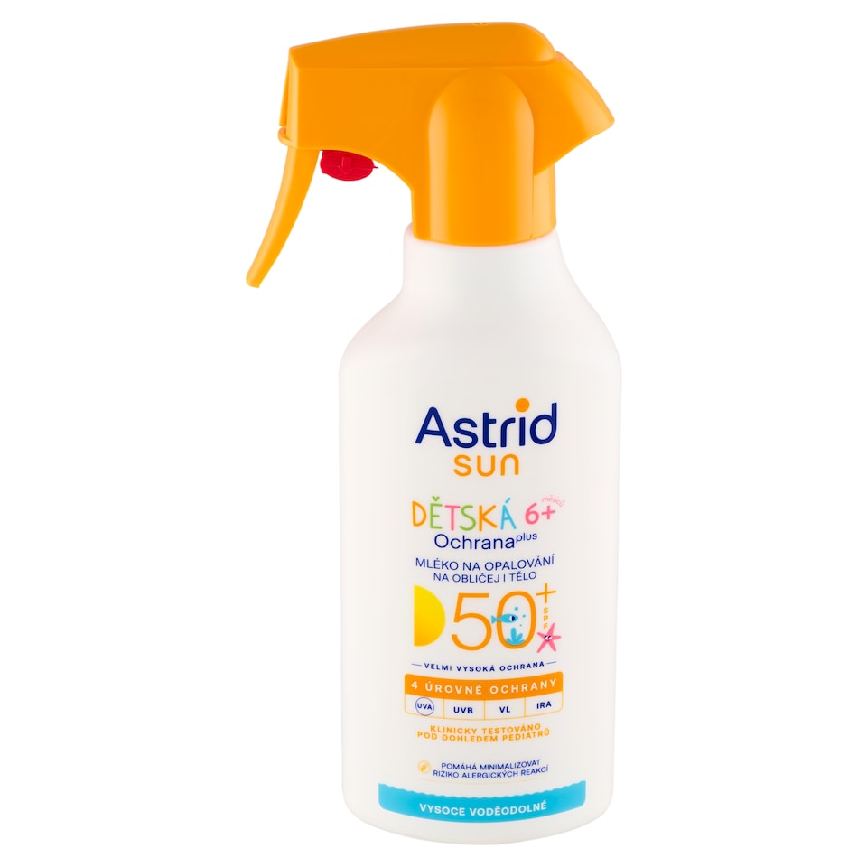 obrázok 1 z Astrid Sun Detské mlieko na opaľovanie v spreji SPF 50+ 270 ml