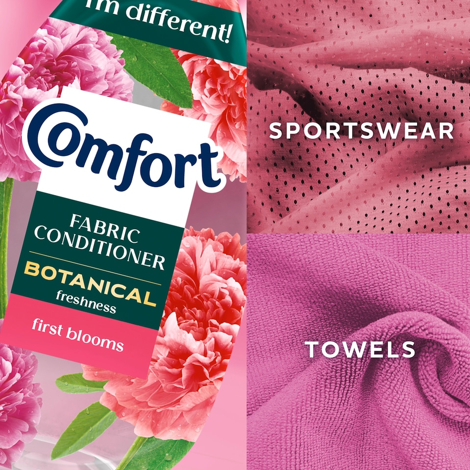 image 1 of Comfort Botanical First Blooms Fabric Conditioner 64 Wash 960ml