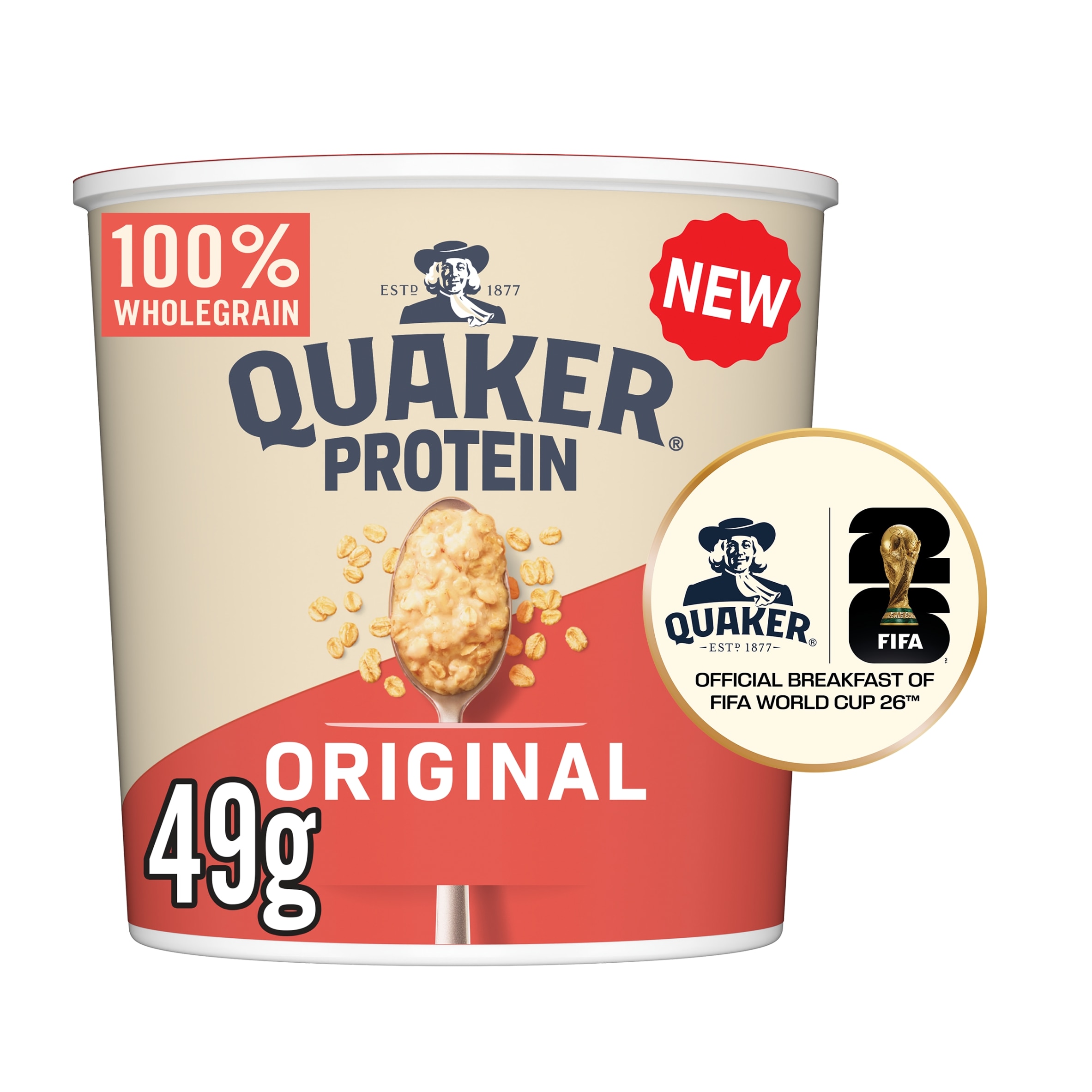 Quaker Protein Oat So Simple Original Porridge Pot 49g