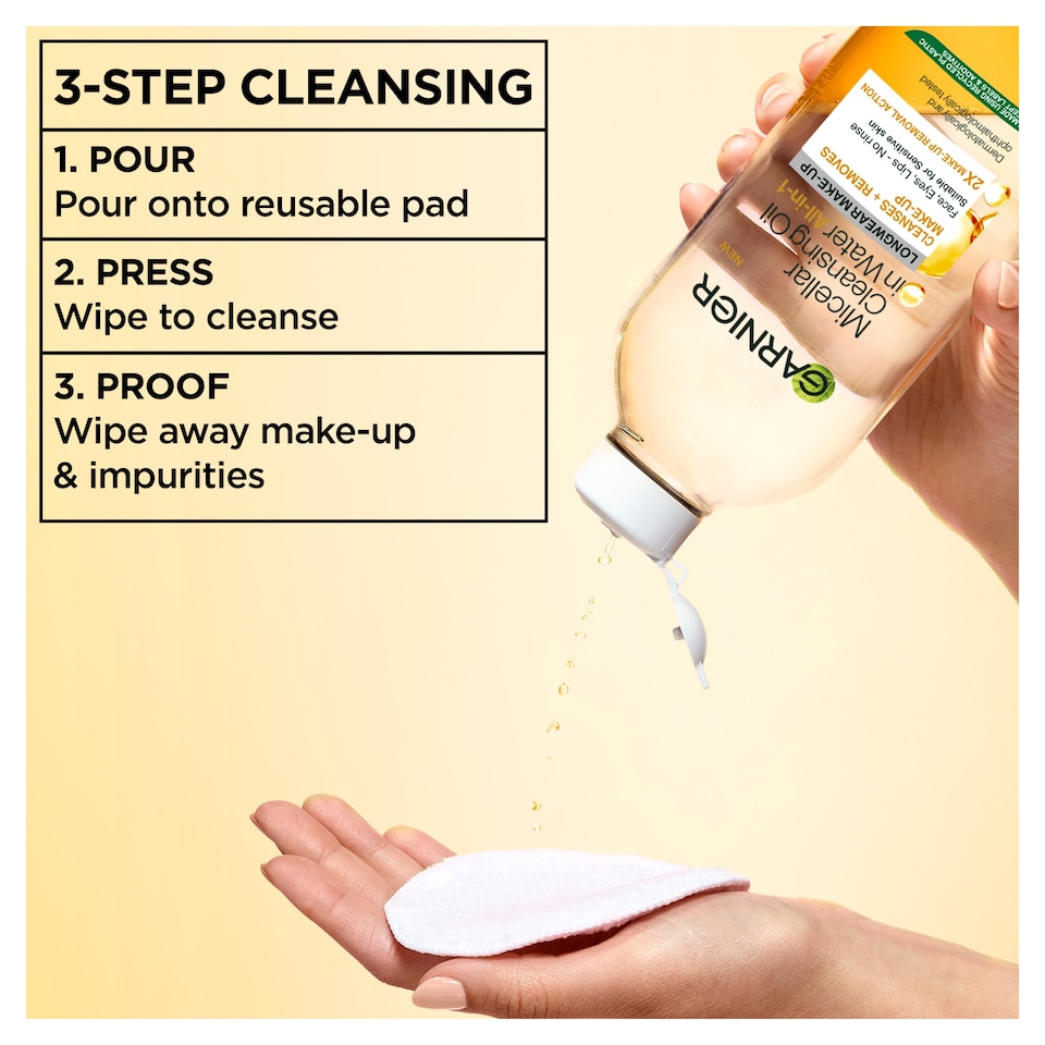 image 1 of Garnier Micellar Water Oil Infused 400Ml