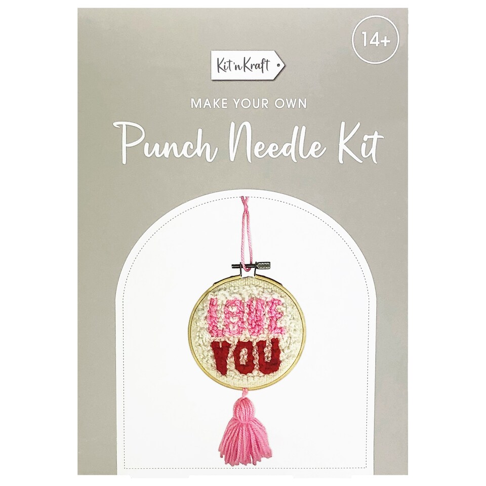 Kit & Kraft Make Your Own Punch Needle Kit Tesco Groceries