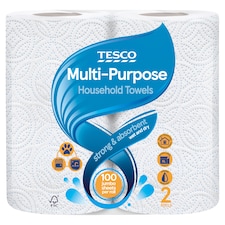 Tesco Multi-Purpose Household Towel 2 Roll