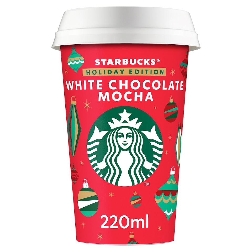 Starbucks White Chocolate Mocha Flavour Chilled Coffee 220ml