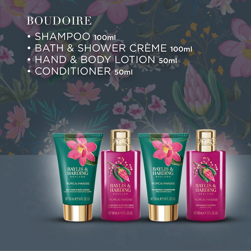 image 1 of Baylis & Harding Boudoire Luxury Wash Bag Gift Set
