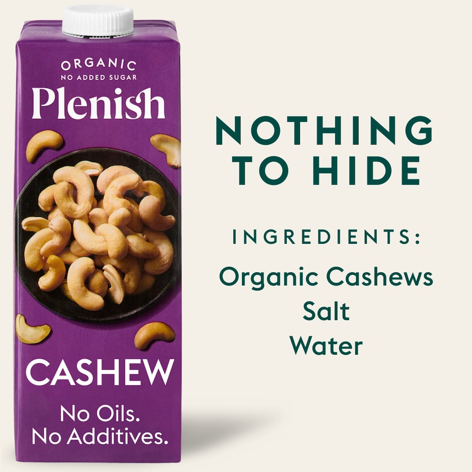image 1 of Plenish Organic Cashew Milk Dairy Alternative Long Life 1L