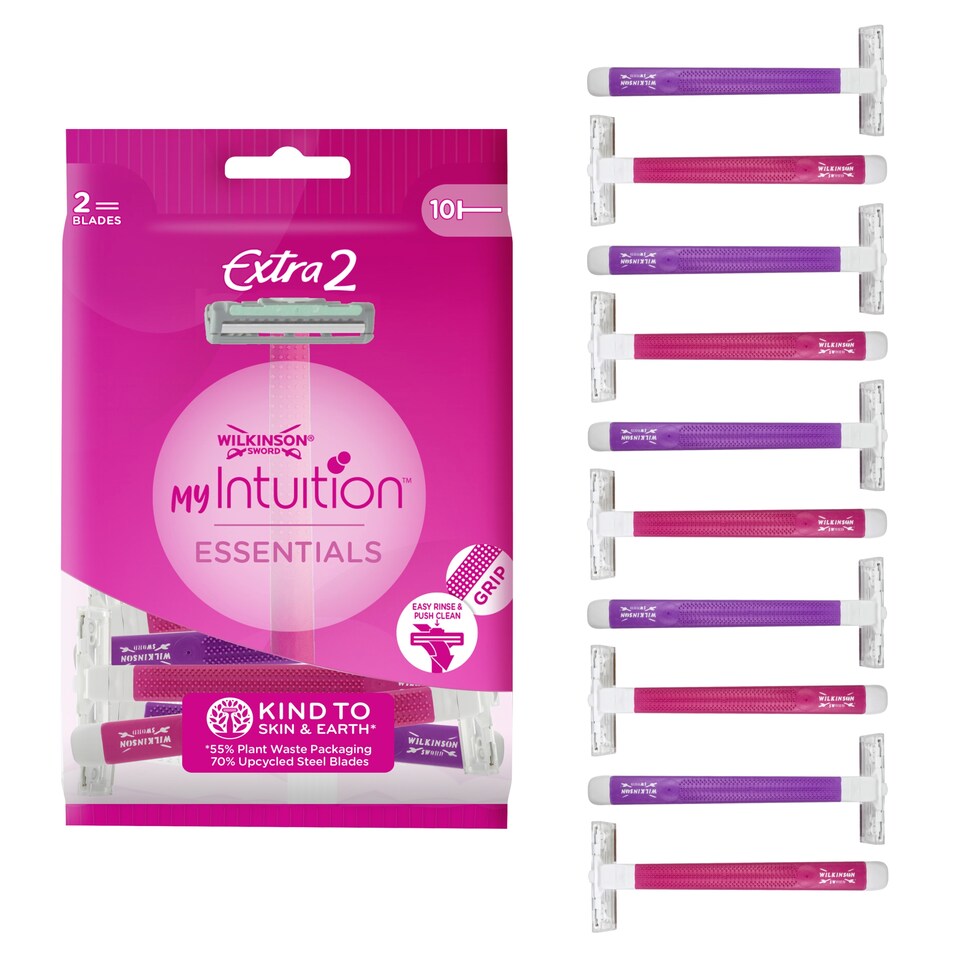 image 1 of Wilkinson Sword My Intuition Essentials Extra 2 Razors 10 Pack