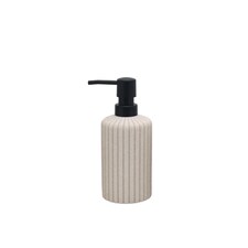 F&F HOME RIBBED STONE SOAP DISPENSER