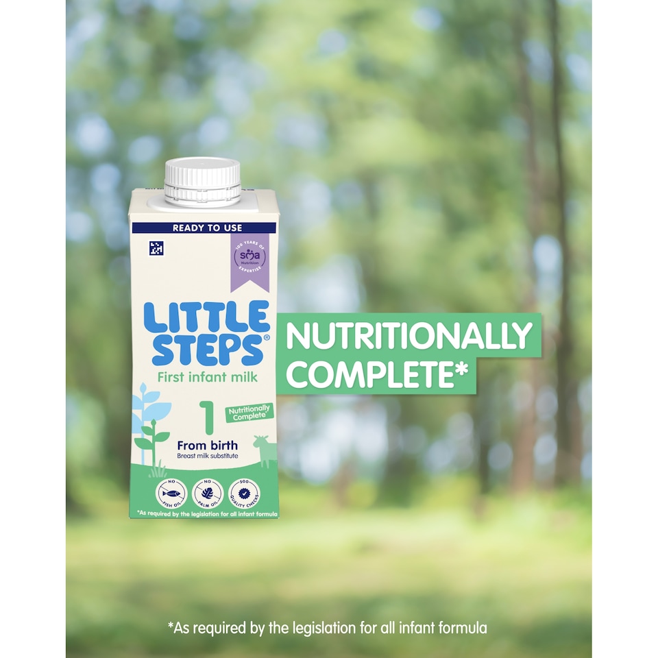 image 1 of SMA Little Steps First Baby Milk Liquid Ready to Feed 200ml