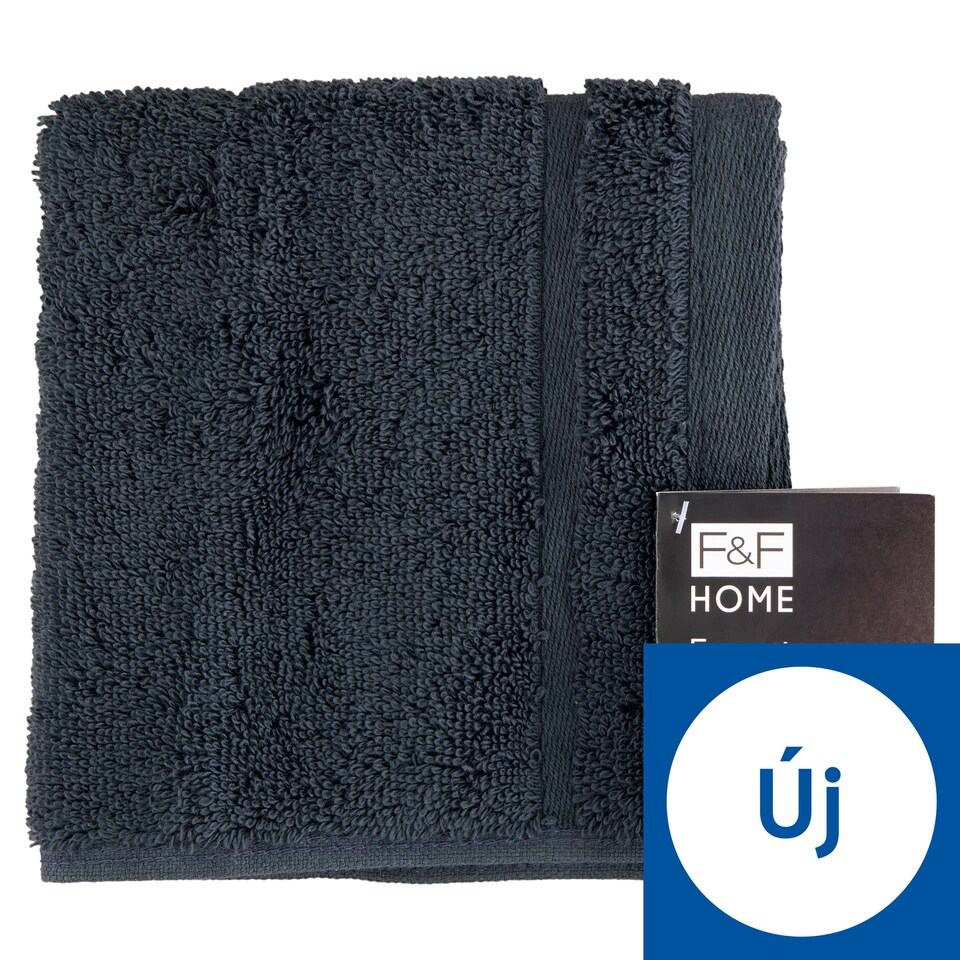 image 1 of F&F Home Egyptian Charcoal Face Towel 30 cm x 30 cm