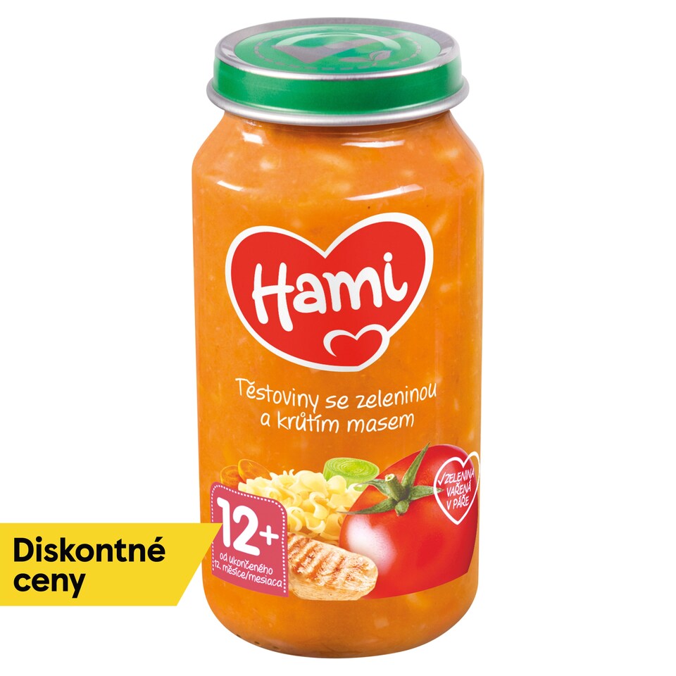 Hami príkrm Cestoviny so zeleninou a morčacím mäsom 12+ 250 g