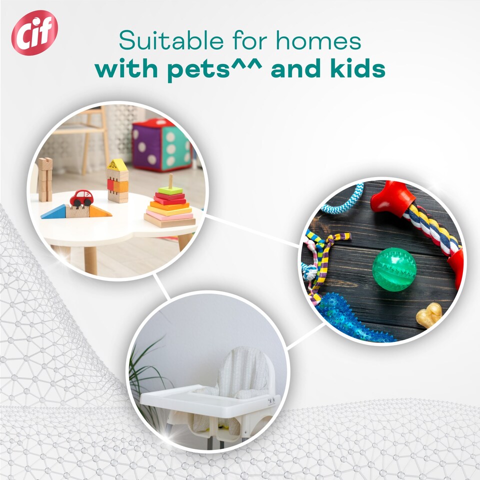 image 1 of Cif Infinite Clean Antibacterial Cleaner Refill Apple & Jasmine 280 ml