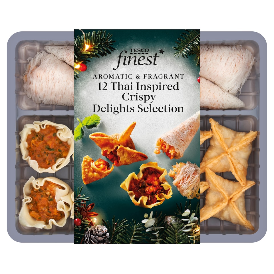 Tesco Finest 12 Thai Inspired Crispy Delights 240g