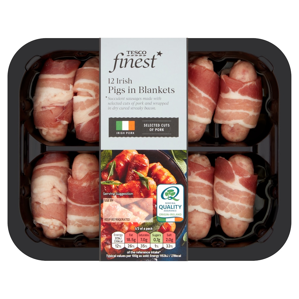 Tesco Finest Irish Pigs In Blankets 300G