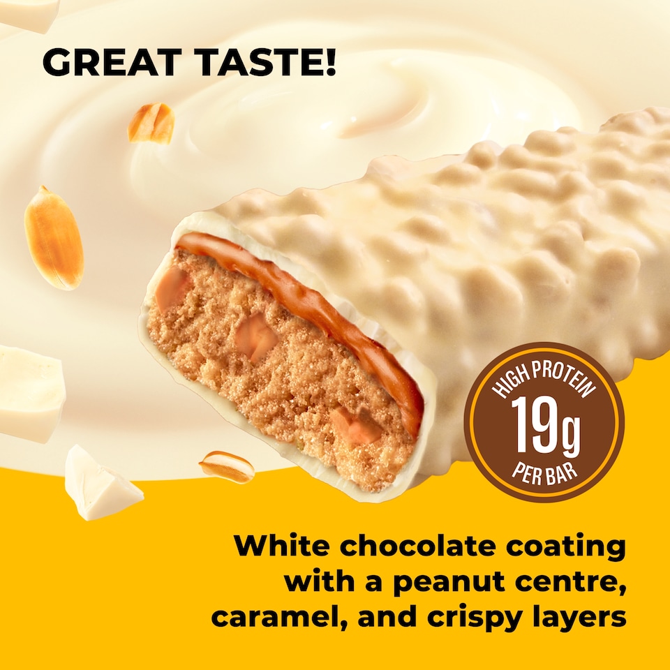 image 1 of Fulfil Vitamin & Protein Bar - White Chocolate Peanut & Caramel 55g
