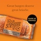 image 3 of St Pierre Sesame Seeds Brioche Burger Buns 4 Pack