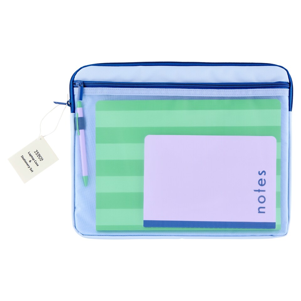 Tesco Laptop Case and Stationery Set