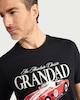 image 2 of F&F Pure Cotton Grandad Classic Car T-Shirt in Black