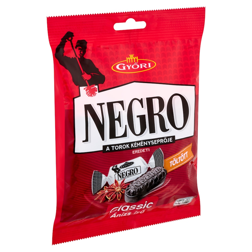 image 1 of Győri Negro Classic Filled Drops 140 g