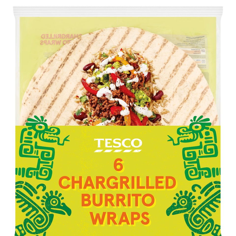 Tesco 6 Burrito Wraps