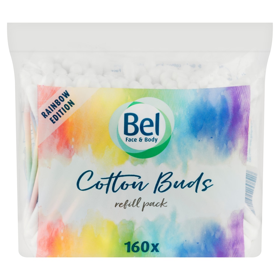 obrázok 1 z Bel Face & Body Rainbow vatové tyčinky sáčok 160 ks