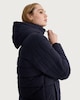 image 1 of F&F Padded Hooded Shower Resistant Coat in Navy