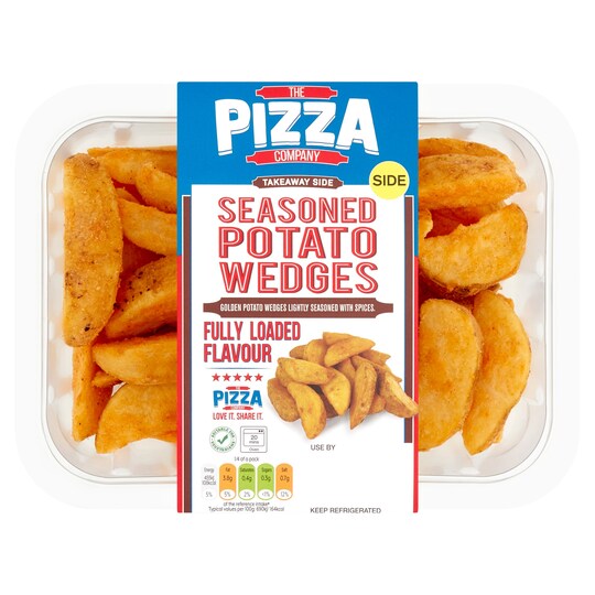The Pizza Company Seasoned Potato Wedges 300G Tesco Groceries