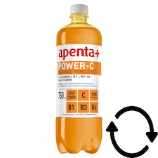 Apenta+ Power-C narancs-pomelo ízű szénsavmentes, energiamentes üdítőital édesítőszerekkel 750 ml