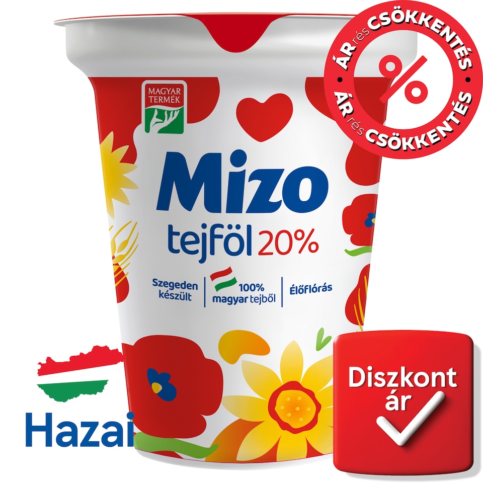 Mizo tejföl 20% 330 g