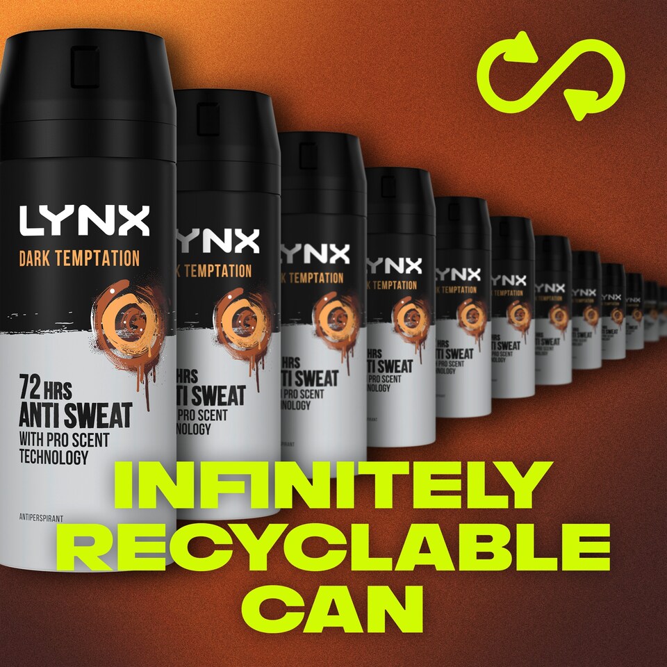 image 1 of Lynx Dry Dark Temptation Antiperspirant Deodorant 150Ml