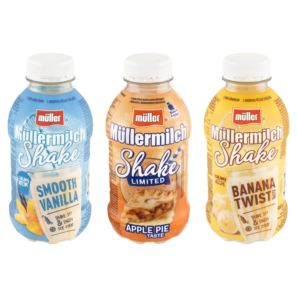 Obrázek 1 pro produkt Müller Müllermilch Shake mléčný nápoj 400g