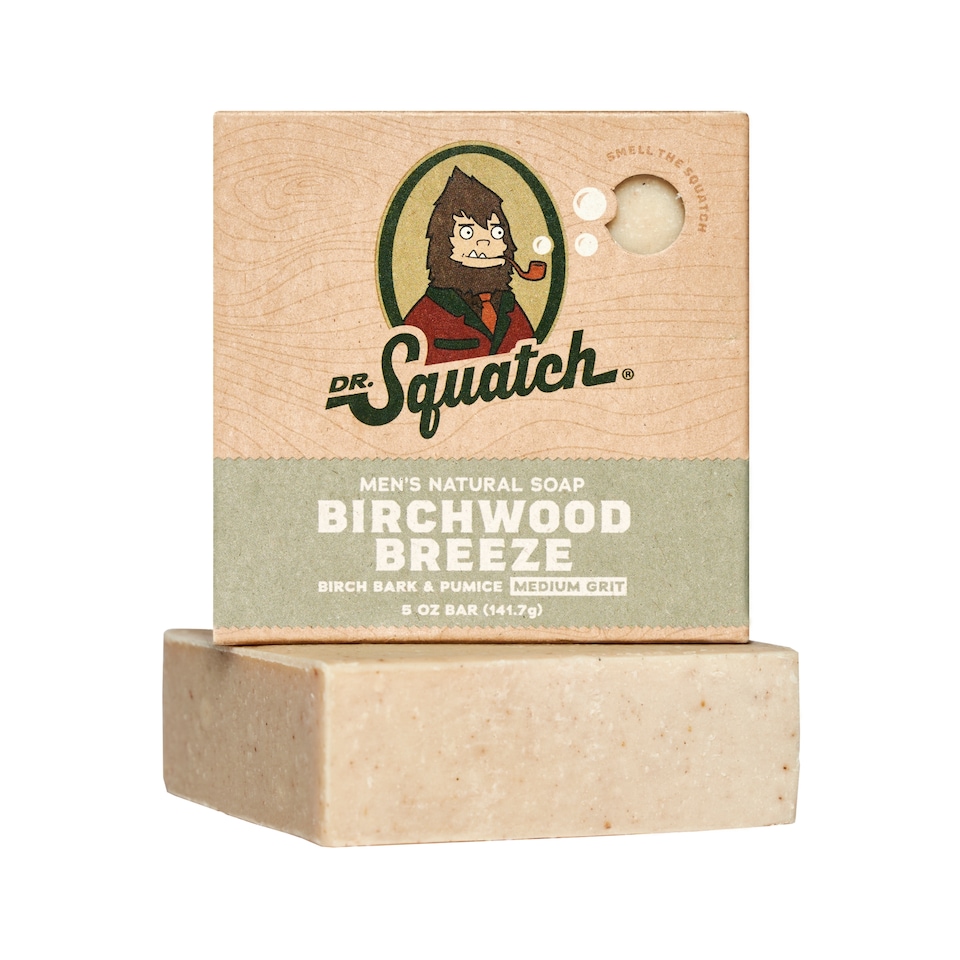 image 1 of DR. Squatch Natural Soap Bar Birchwood Breeze 141g