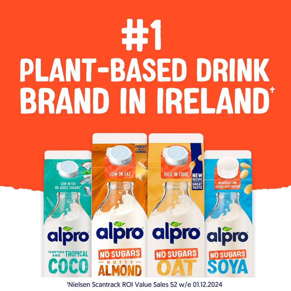 image 1 of Alpro Oat No Sugar Chilled Dairy Free Drink 1 Litre
