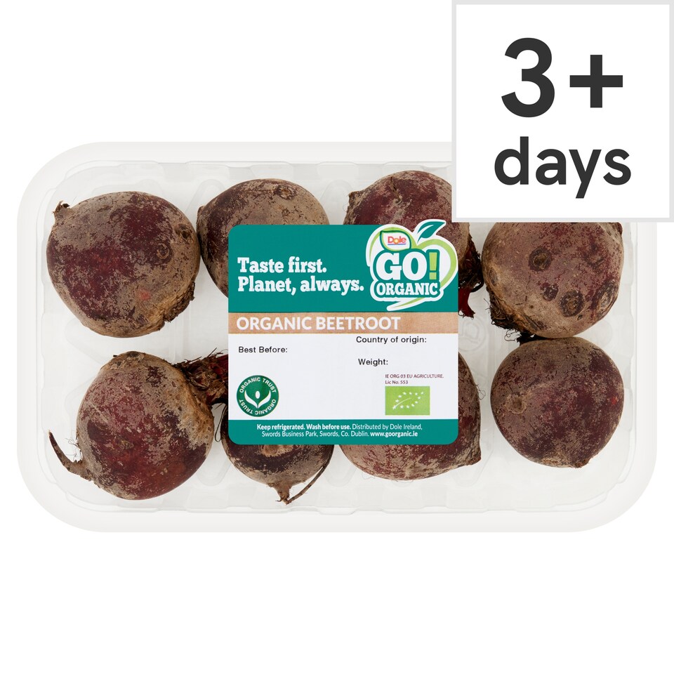 Dole Go Organic Beetroot 500g