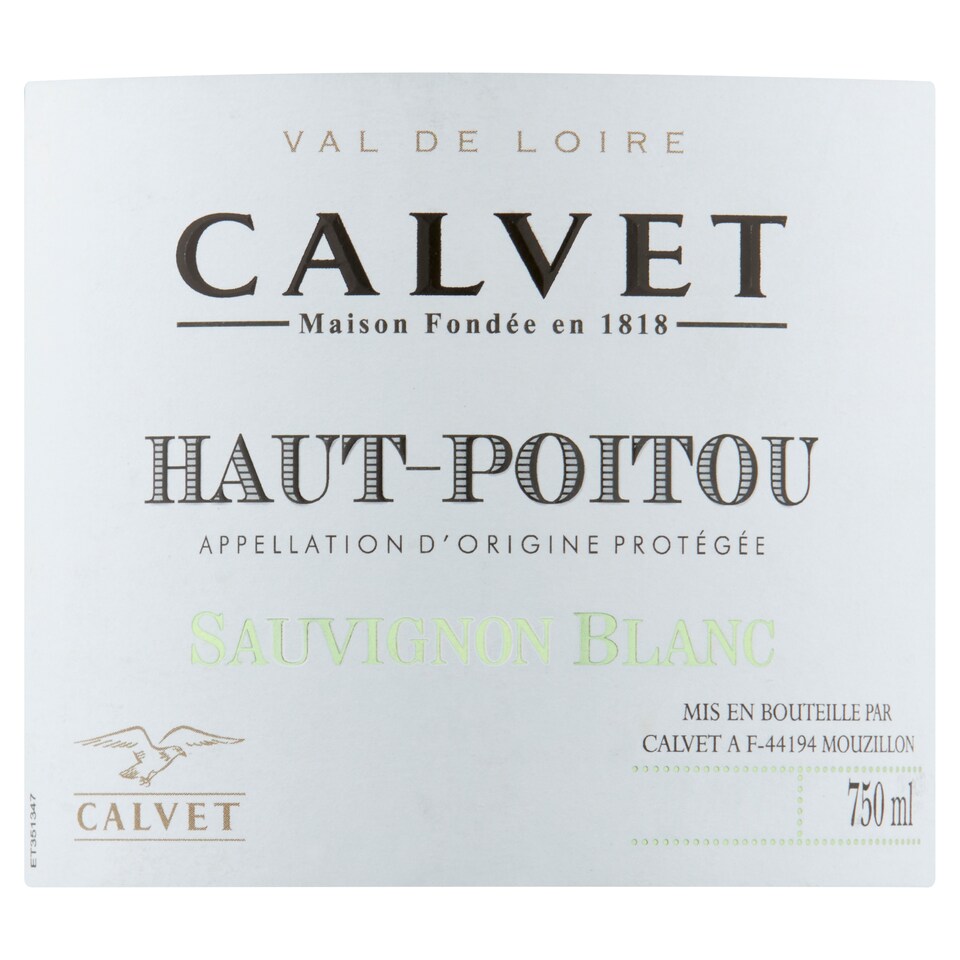 image 1 of Calvet Haut Poitou Sauvignon Blanc 75Cl