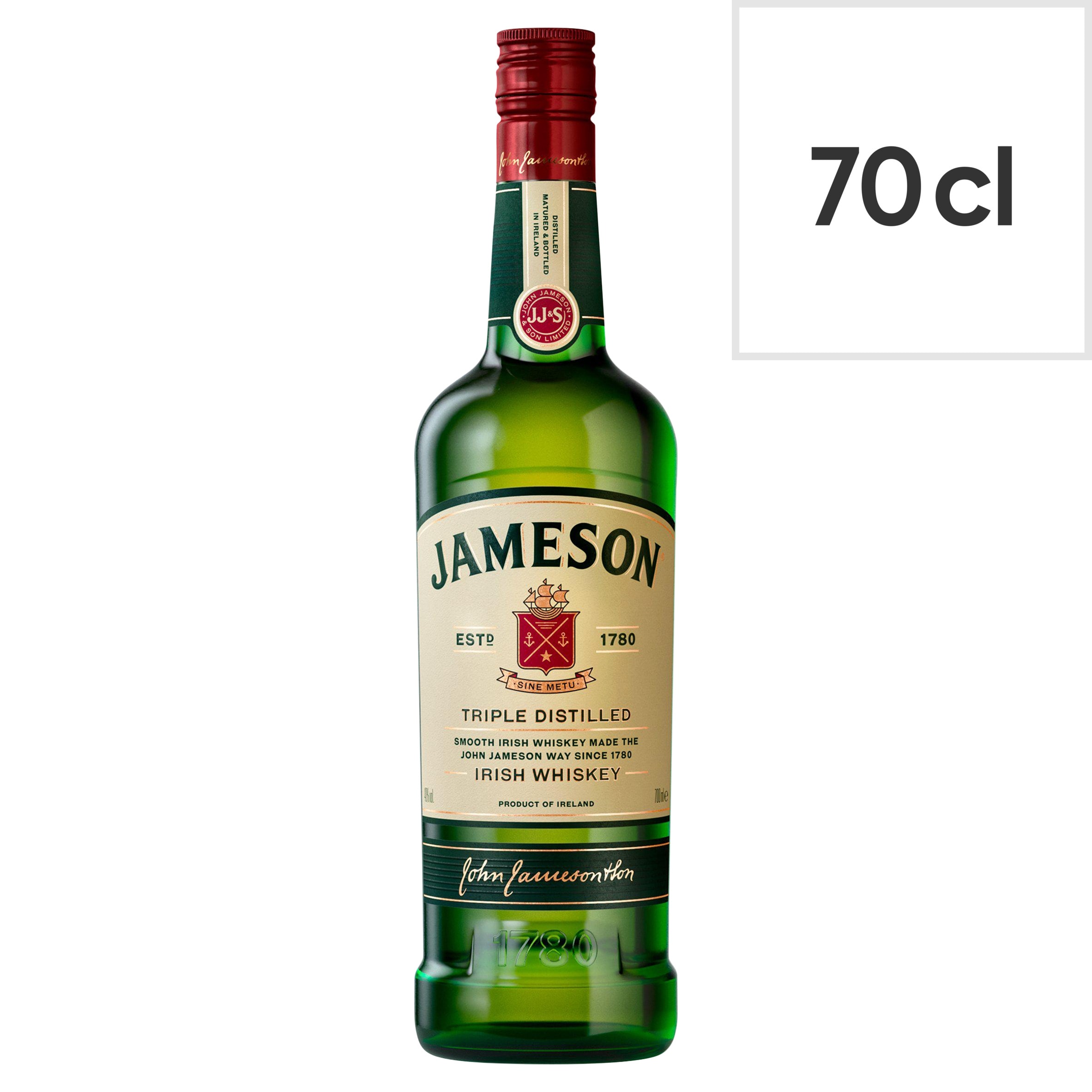 Jameson Triple Distilled Irish Whiskey 700ml