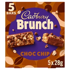 Cadbury Brunch Cereal Bars - Choc Chip 5 x 28g