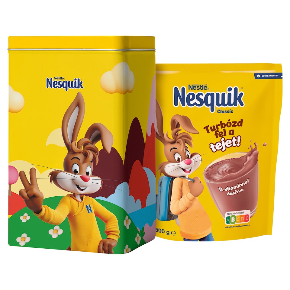 image 1 of Nesquik Instant Sweetened Cocoa Powder + Metal Box 800 g