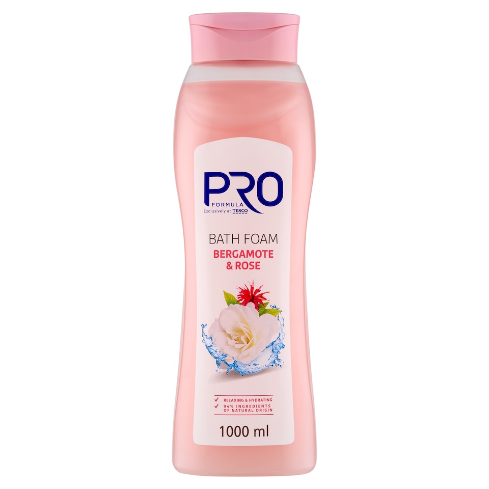 Pro Formula Pena do kúpeľa s vôňou bergamotou a ruže 1000 ml