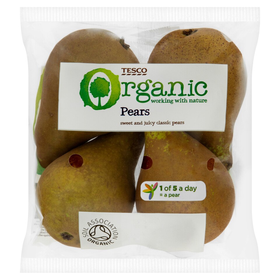 image 1 of Tesco Organic Selected Pears 450G