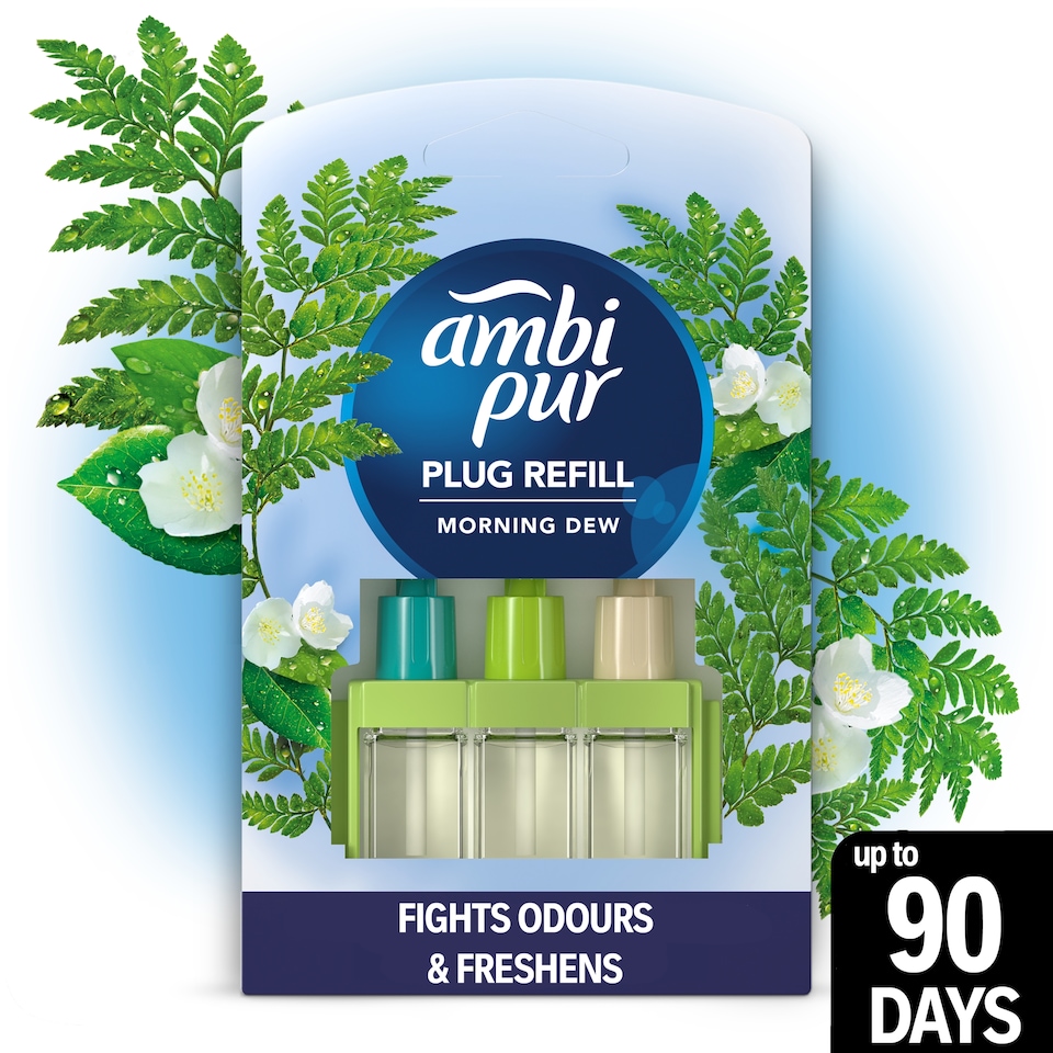 Ambi Pur 3Volution Elektromos légfrissítő-utántöltő, Morning Dew 20 ml