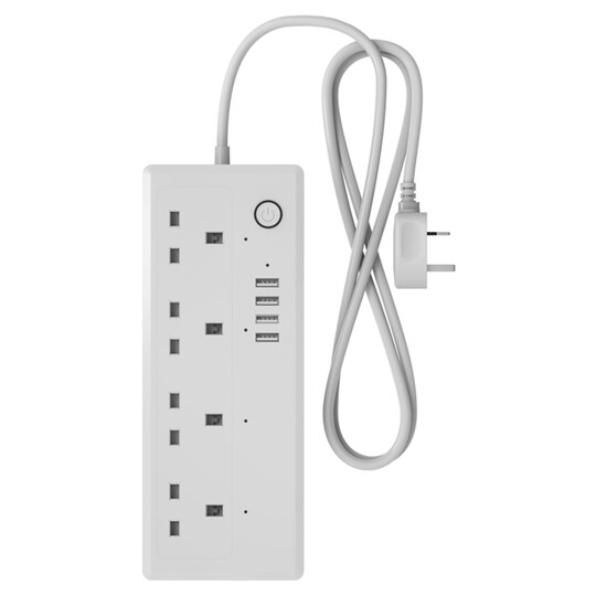 Calex Smart Extension Lead 4 Plus 4 Usb Tesco Groceries