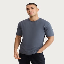 The F&F Edit Pure Cotton Heavyweight Oversized T-Shirt in Grey