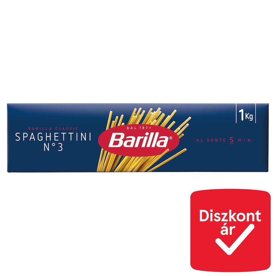 Barilla Spaghettini Durum Wheat Semolina Pasta 1000 g