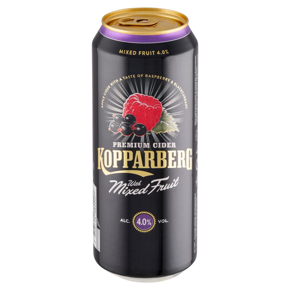 Kopparberg Jablkový cider s príchuťou malina-čierna ríbezľa 500 ml