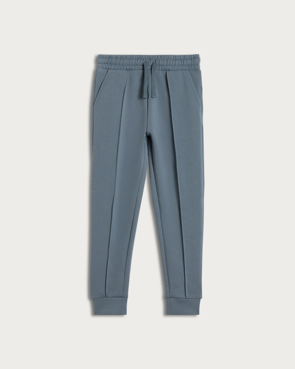 F&F Boys Drawstring Cuffed Joggers in Blue